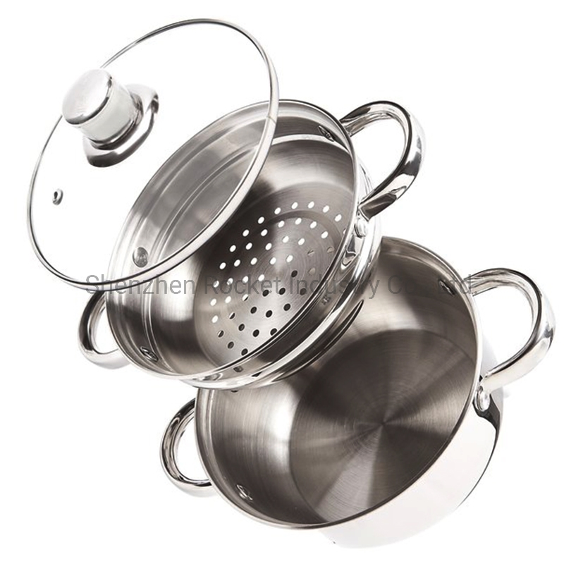 4-х ярусная пароварка из нержавеющей стали