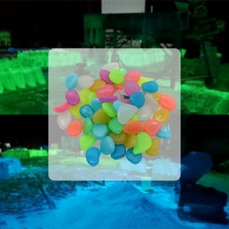 Glowing Gravel Luminous Stones Shiny Stone Glow in The Dark Gravel for Sale
