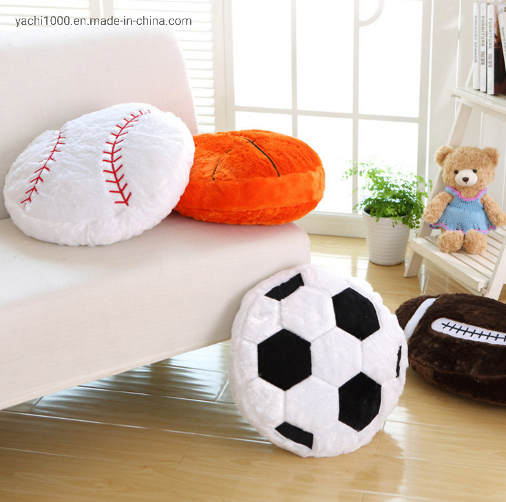 Hot Sale Basketball Soccer Rugby Ball Pillow Cushion