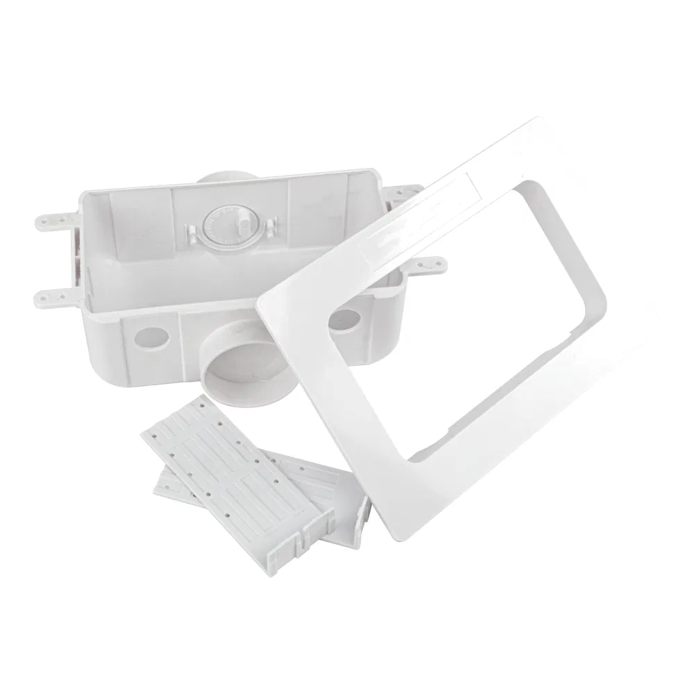 Пластиковая коробка для вывода стиральной машины, белая