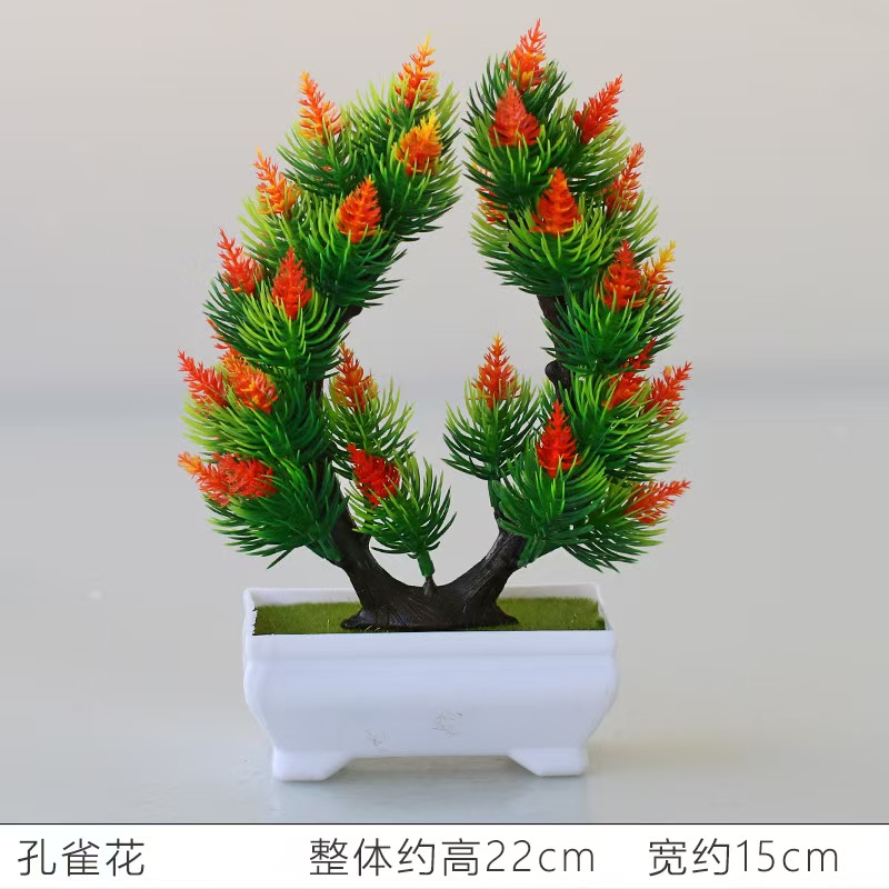 Бонсай искусственный в горшке настольный