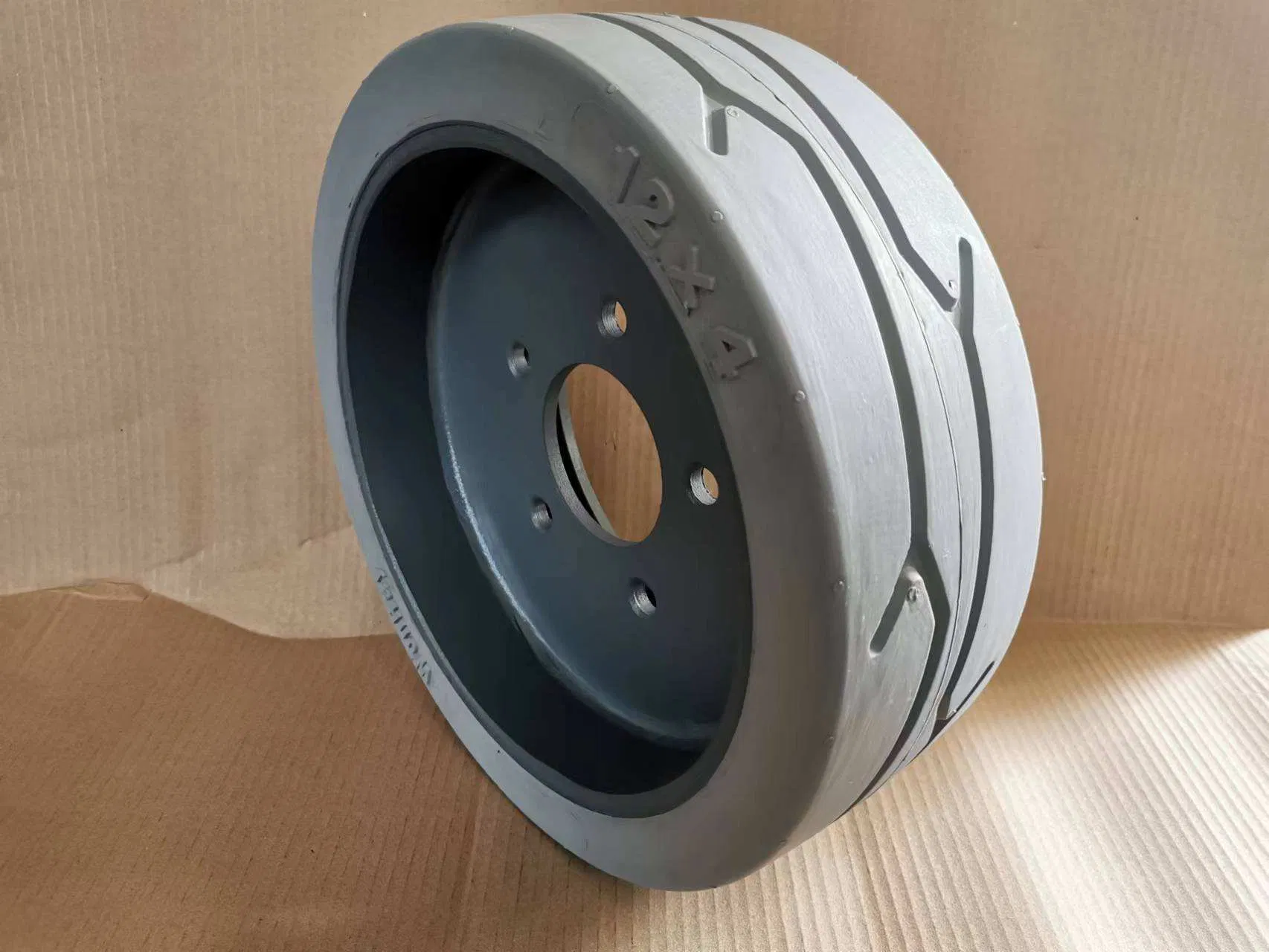 FB12X4 Solid Tires with Brake