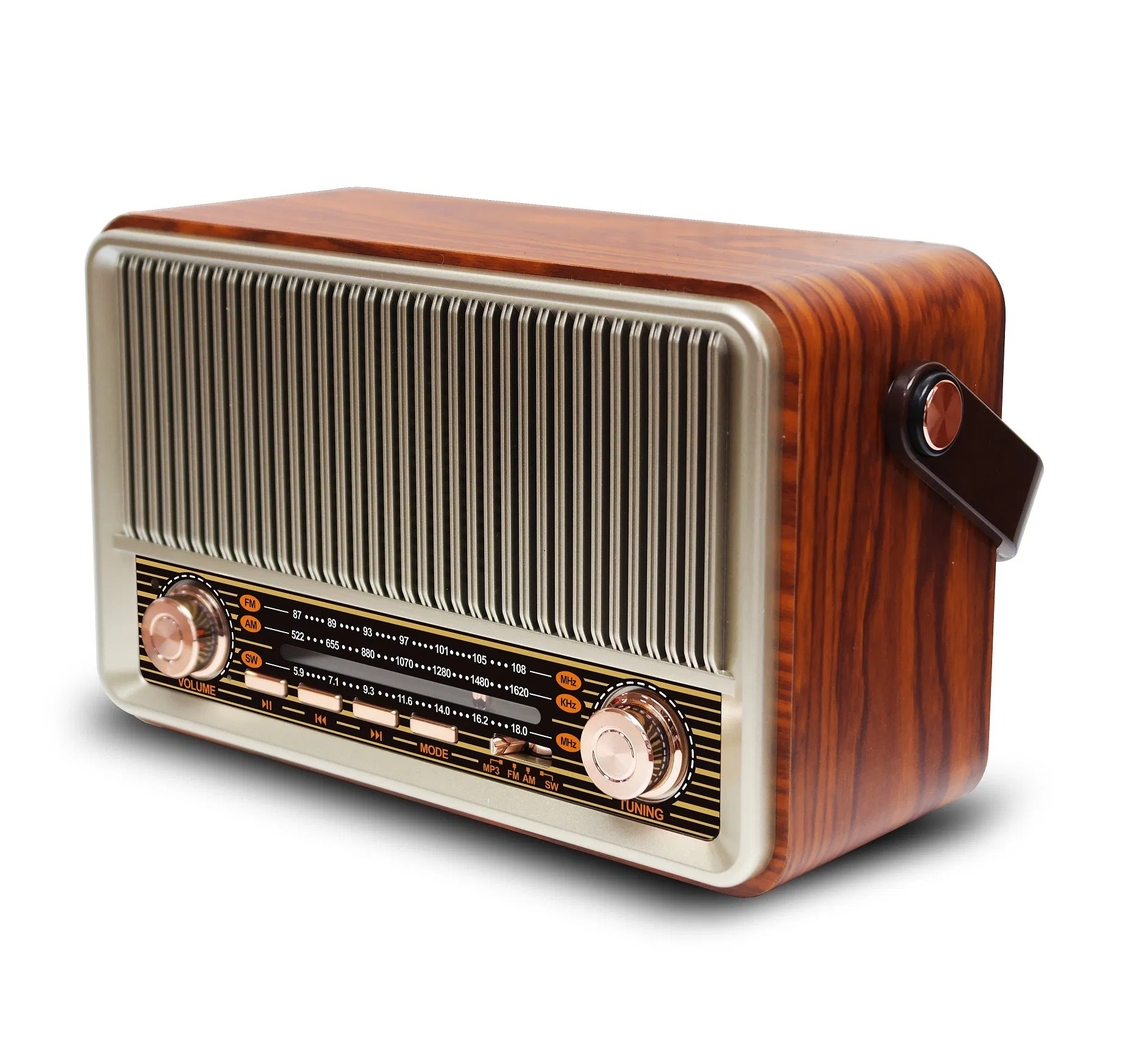 Портативное радио с Bluetooth, USB, TF и поддержкой FM/AM/SW