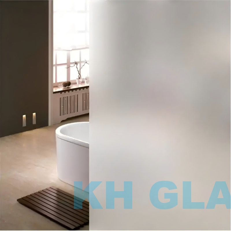 Gray Grey Bronze Color Stylish New Designed Acid Etched Glass