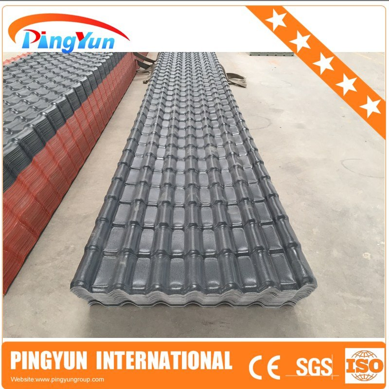 Испанская пластиковая черепица из ПВХ, 4 слоя