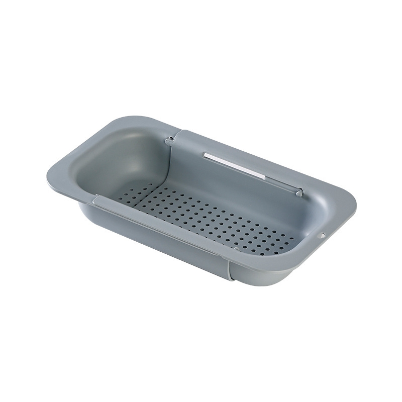 Durable Retractable Sink Drain Basket Multifunctional Strainer Adjustable Collapsible Colander Ez30433