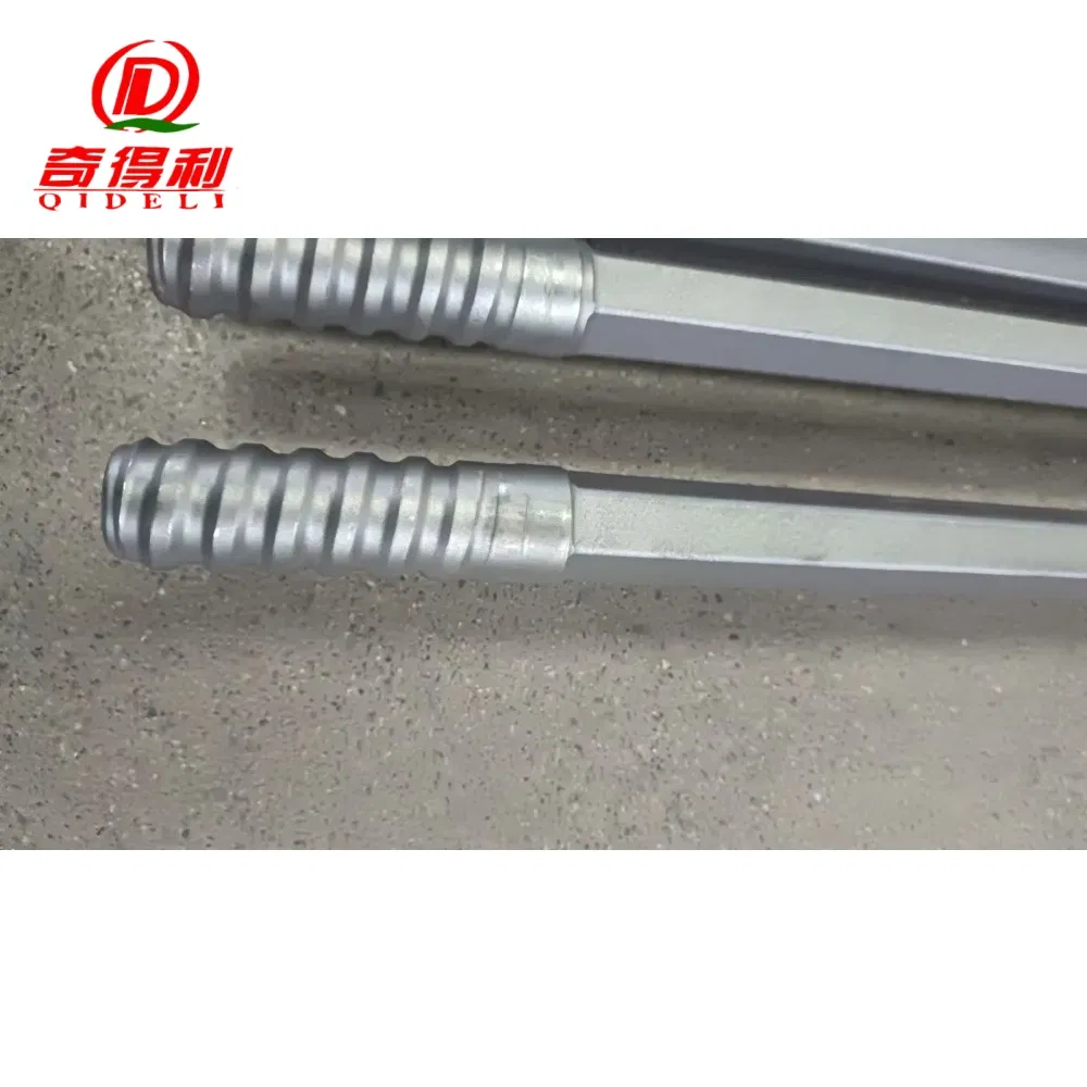 Qideli T/R38-Hex32-R32 Drifter Rods for Top Hammer Drilling Rig, Thread Drill Rod