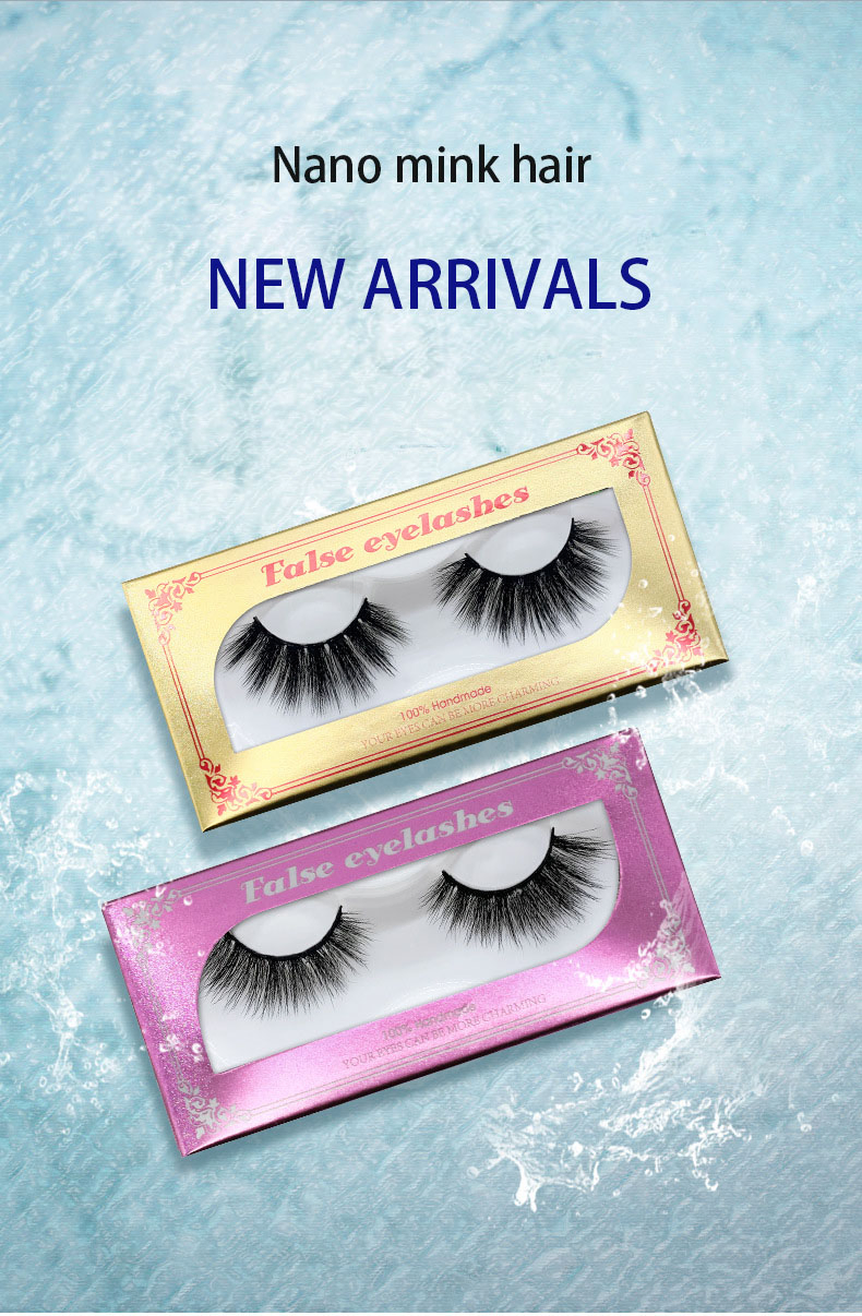 Wholesale Custom False Eyelash Packaging Box Case Private Label Mink Eye Lashes 5D False Natural Eyelashes Mink Eyelash Vendor
