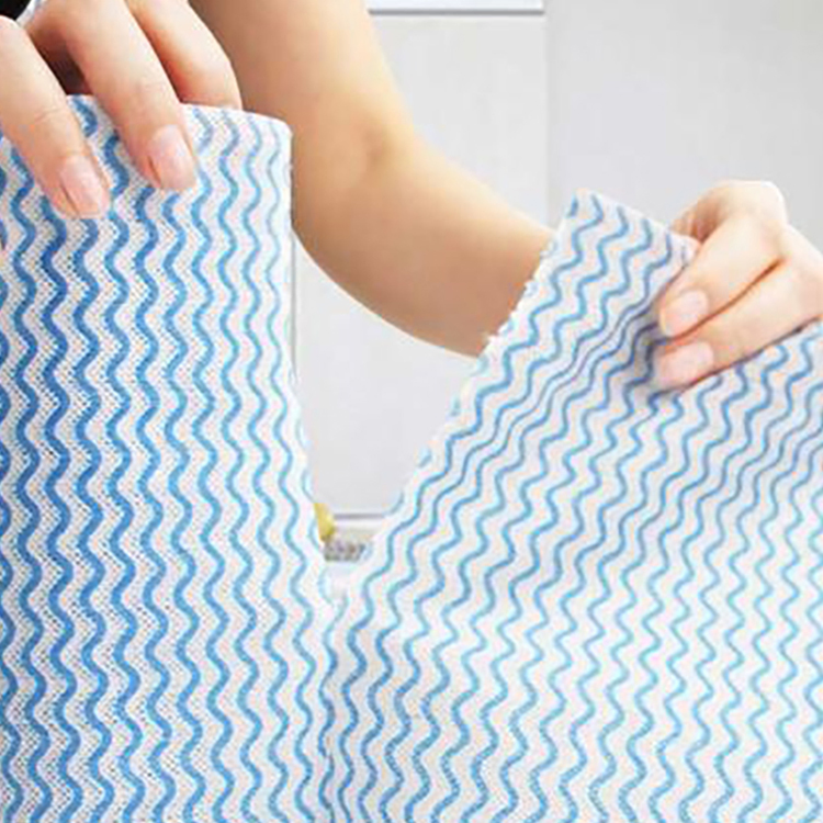 Disposable Perforated Lazy Rag Non Woven Kitchen Cleaning Cloth Rolls