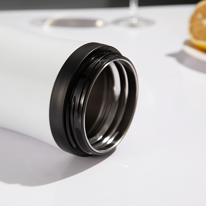 Insulated Lunch Container Vacuum Food Soup Jar with Folding Spoon