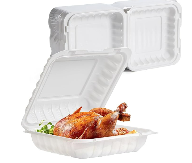 Premium Hinged Lid Takeout Box for Cake and Pizza Storage Solutions