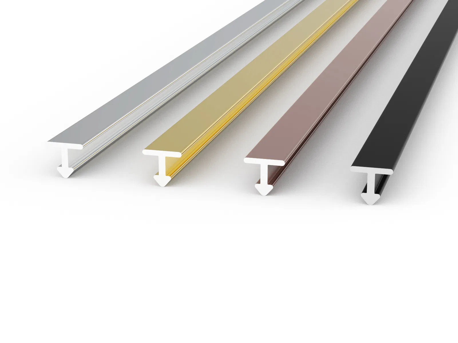 Aluminum Profile Aluminium Square Corner Tile Trim Prices Decorative Strip Anti-Slip