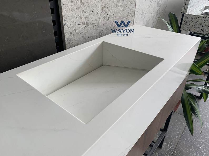 Custom-Made Quartz Basins for Luxury Bathroom Designs