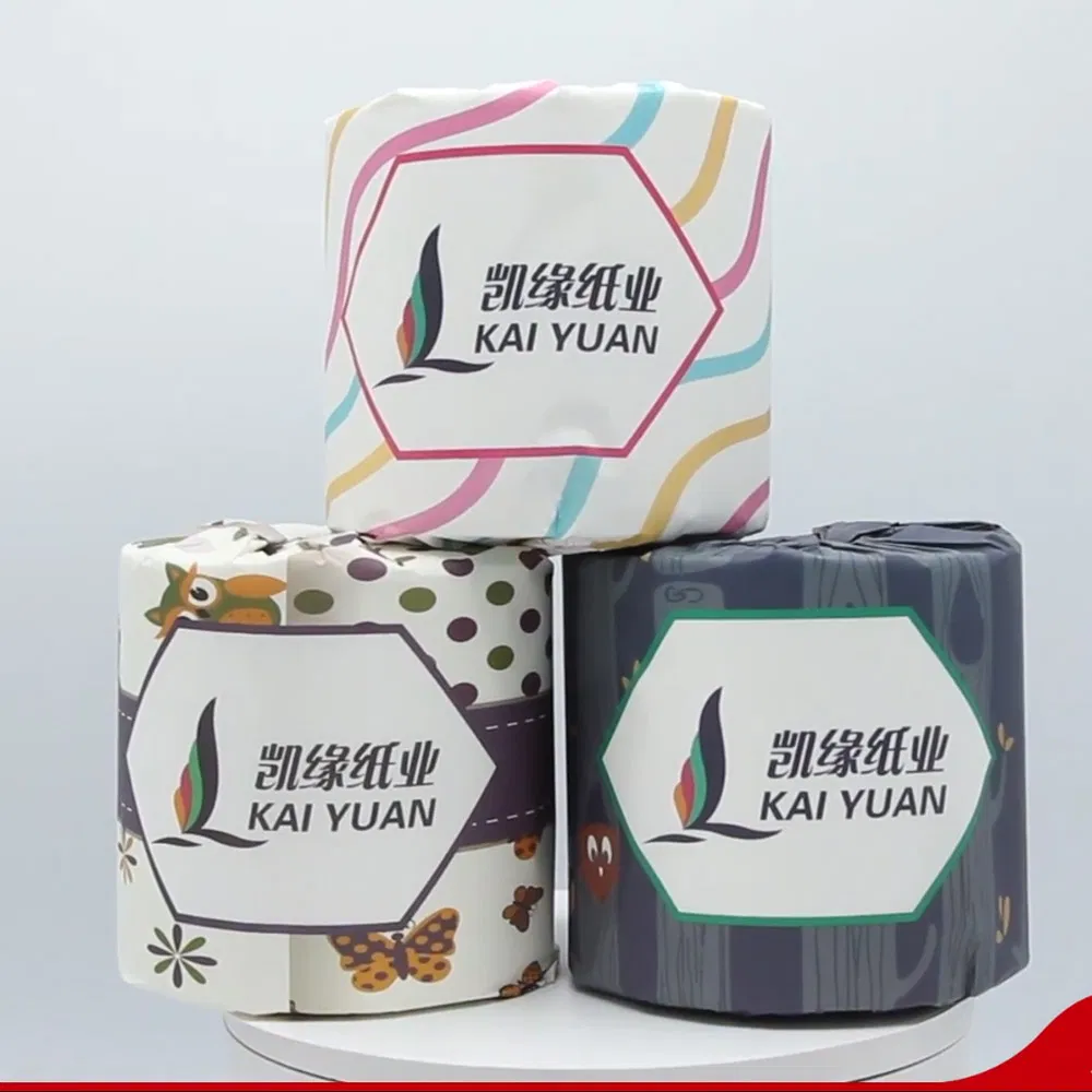 FSC OEM/ODM Eco-Friendly Customizable 1ply/2ply/3ply/4ply White Strong and Absorbable Toilet Tissue Paper Roll for Bathroom/Hotel/Home