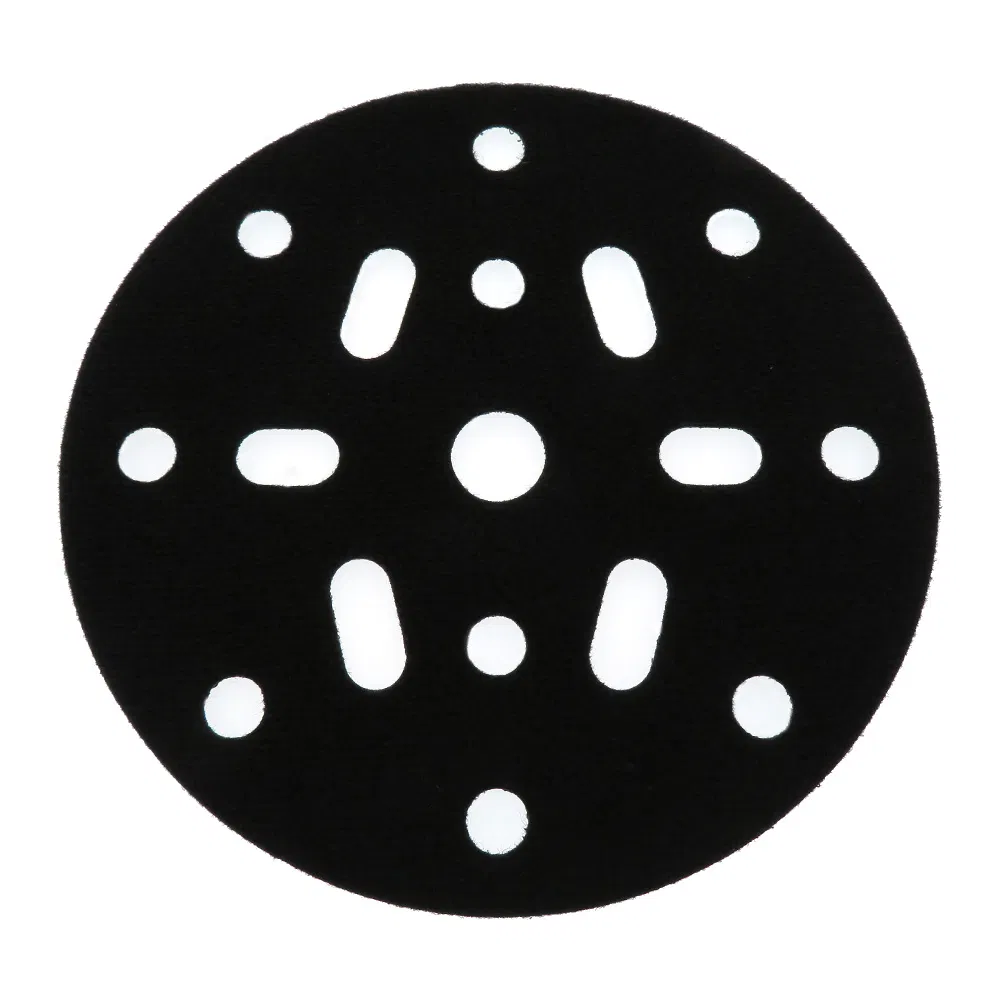 6inch 150mm Hook and Loop 8+6/8+1 Holes Black Interface Pad Protection Disc for Sanding Polishing Power Tools Accessories