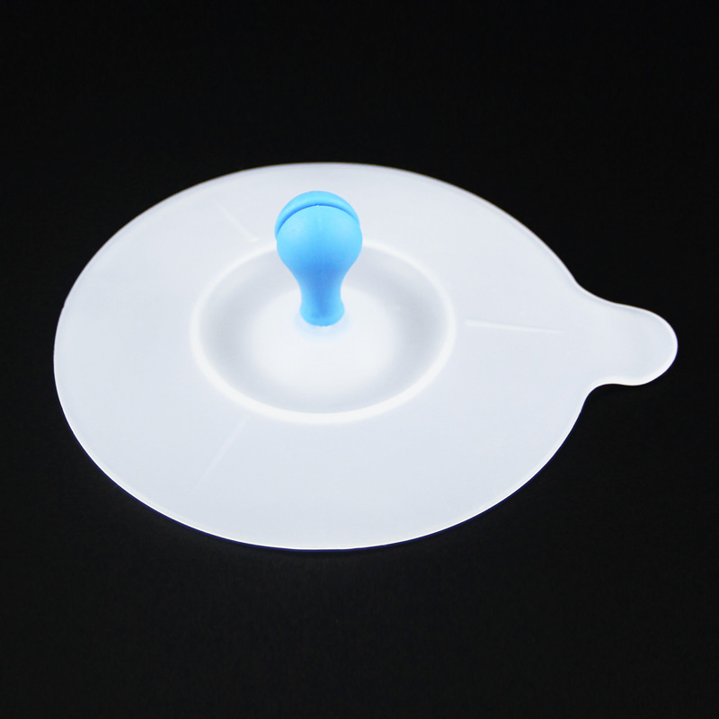 Factory Custom Suction Airtight Sealed Reusable Coffee Drink Cover Silicone Cup Lid