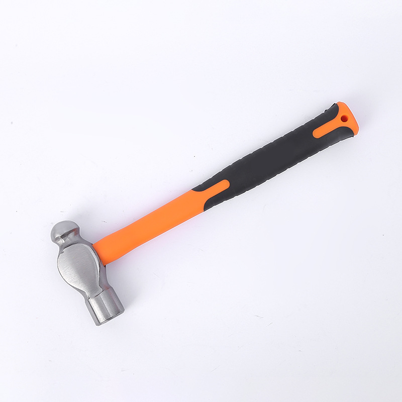 Plastic-Coated Handle Hammer Multipurpose Hammer 45# Steel Nail Installation Round Head Hammer