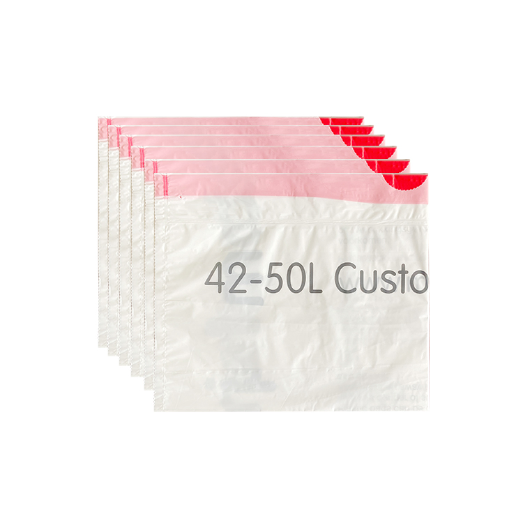 60L/90L/120L/160L Industrial Heavy Duty Draw Tape Garbage Bag for Sanitation Hotel Commercial Building