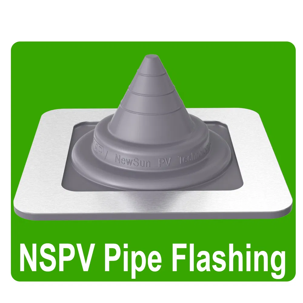 Roof Pipe Flashing Rubber and Aluminum Pipe Size 35mm Max