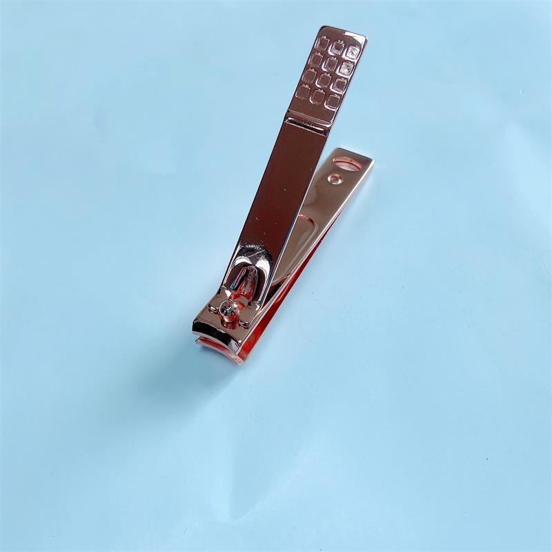 High Quality Professional Deluxe Big Finger Toe Nail Clipper Cutter with Rose Golden Plating for Promotion Gifts