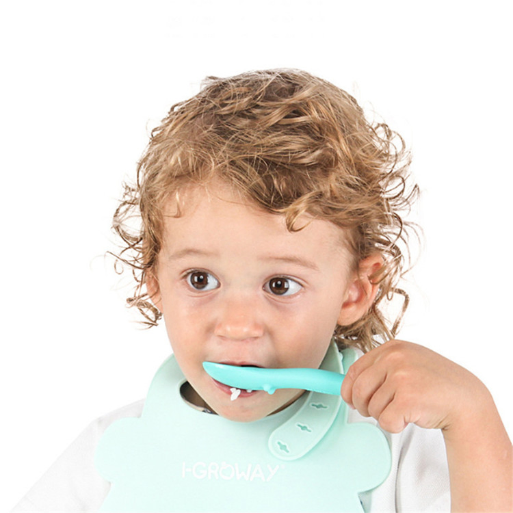 Baby Feeding Spoon Silicone Baby Dinner Spoon