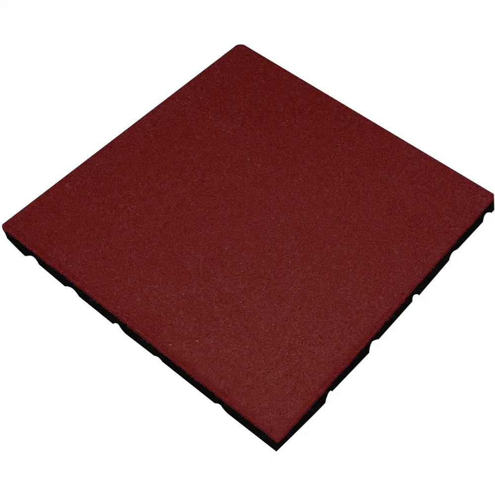 High Traffic Rubber Floor Tile Mat Outdoor Flooring 1mx1m for Kids Play Area