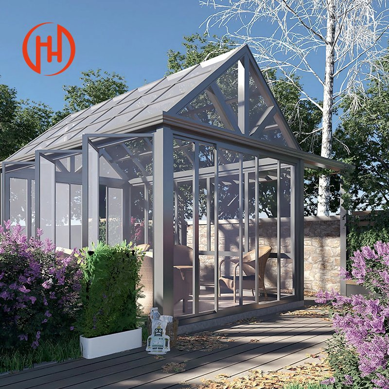 High Quality Sunrooms Glass Houses Veranda Sunroom Aluminum Alloy House of Glass