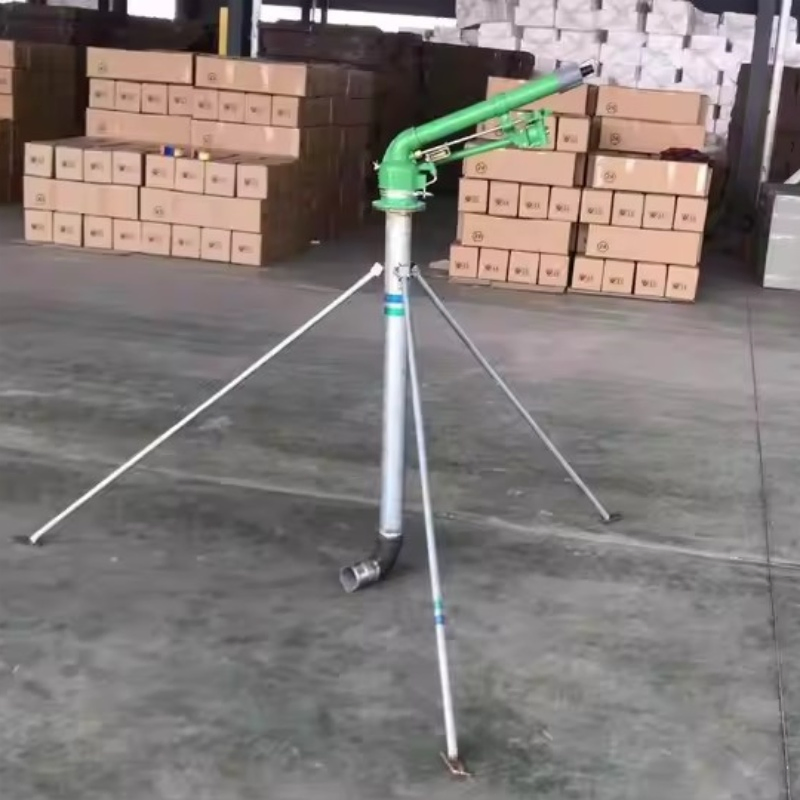 Farmland Irrigation System Rain Gun Stand 360 Auto Rotary Sprinkler Spray Gun