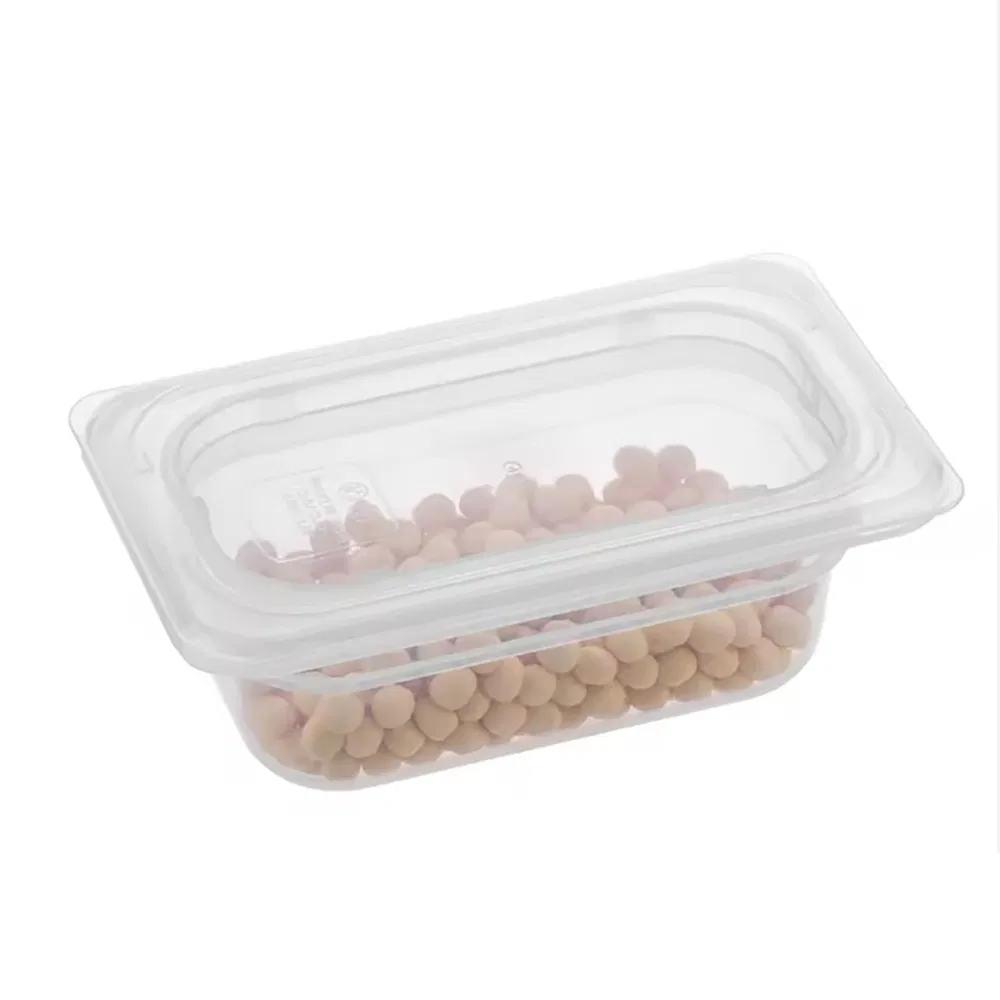 1/9 Translucent PP Plastic Gastronorm Food Pan Polypropylene Gn Container