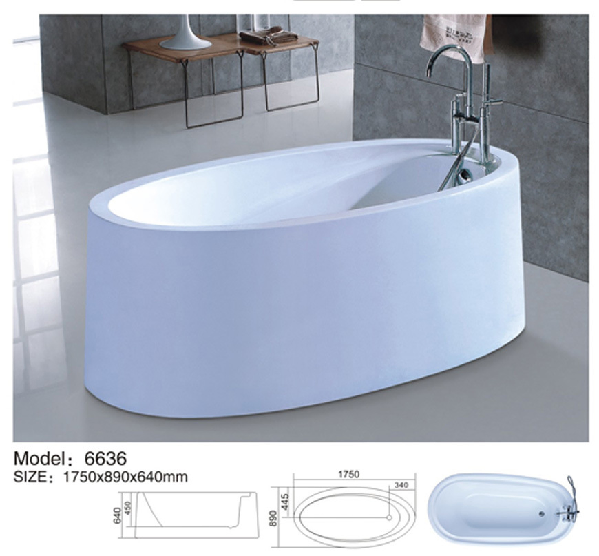 Переносная акриловая ванна для взрослых