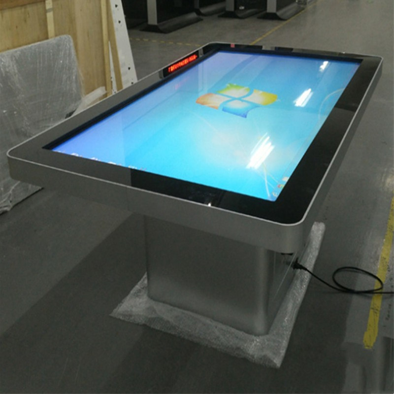 Education Shopping Mall Apartments Restaurants 43 55 Inch Smart Game Table Touch Screen LCD Interactive Touch Game Table Screen