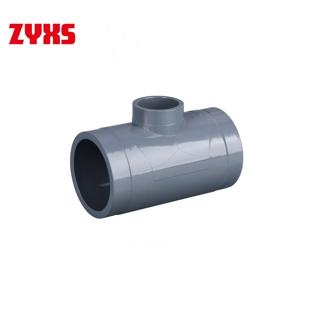 Pressure Resistant CPVC Pipe Reducing Tee with Long Service Life