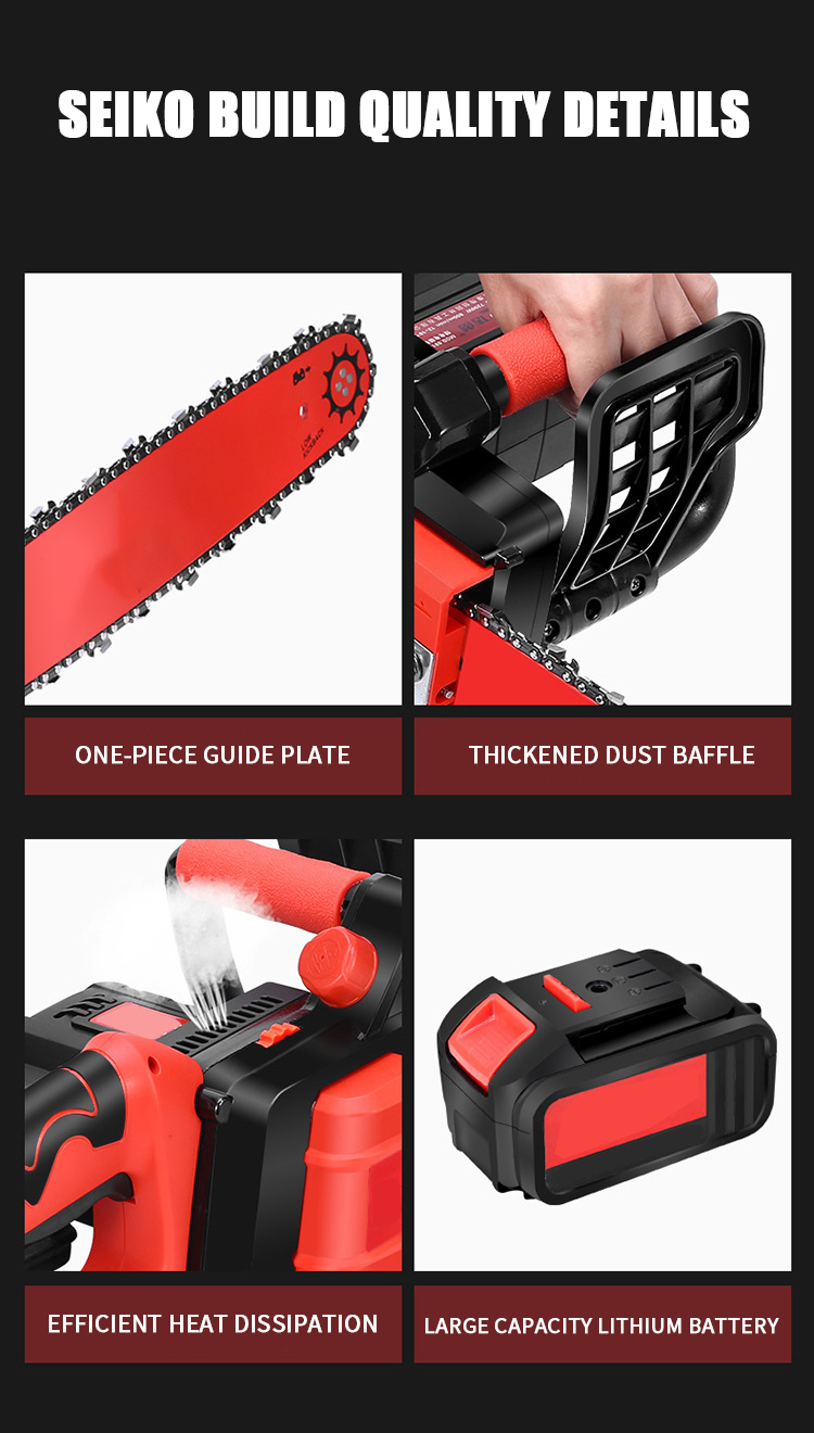 Battery Powered Handheld Cordless Chainsaw Electric Drill Modified to Electric Wholesale Portable Pruning Brushless Motor