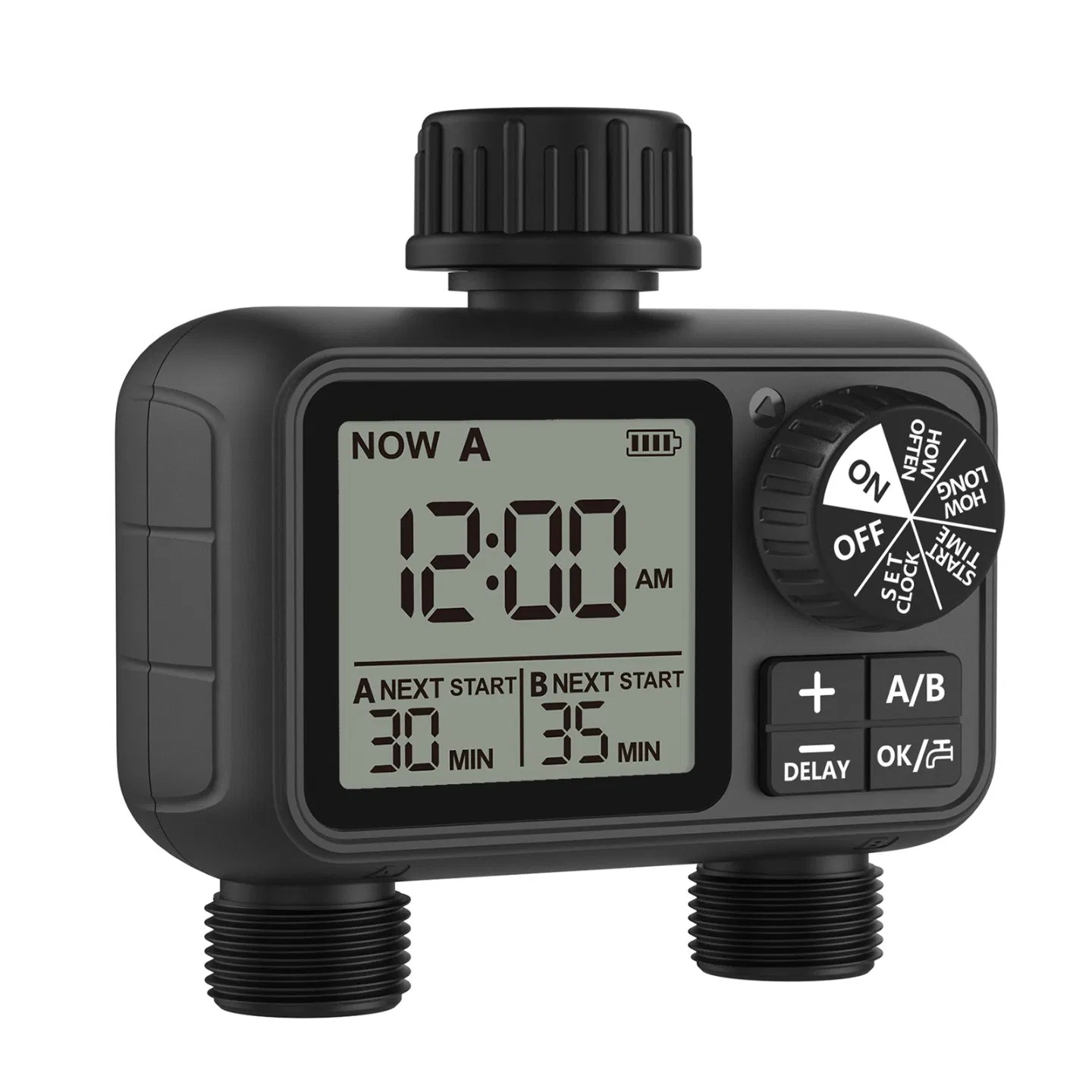 Automatic 2 Dial Irrigation Water Tap Timer Watering Controller System Hct-M06