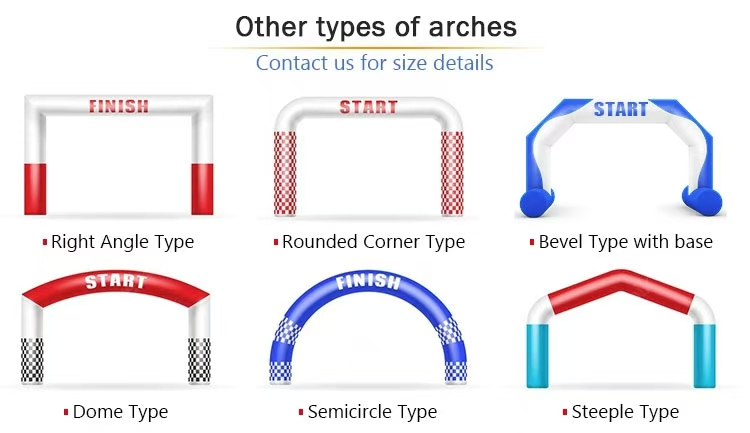 Outdoor Custom Inflatable Arch with Blower