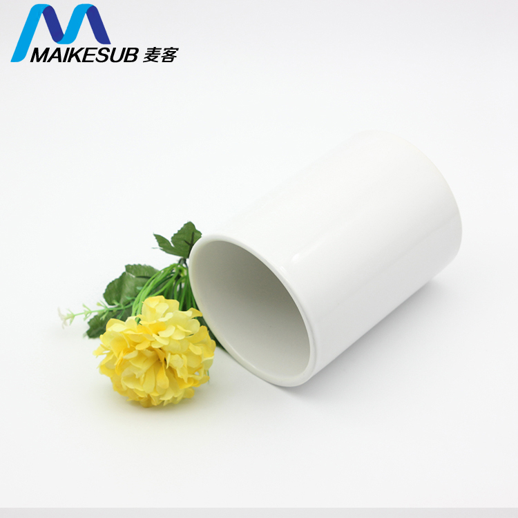 Горшки керамические для суккулентов белые квадратные глазурованные