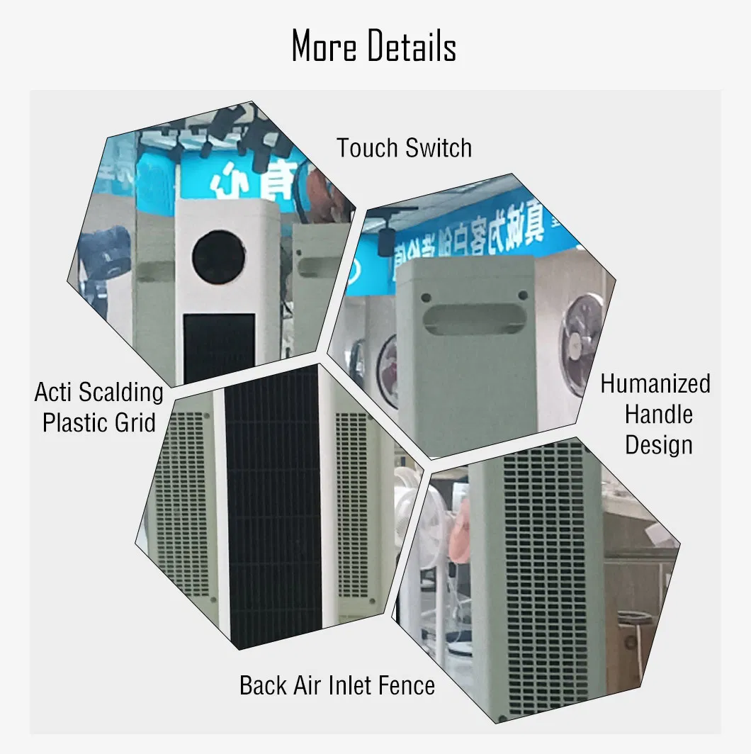 3000W Tower Fan PTC Heater with Timer