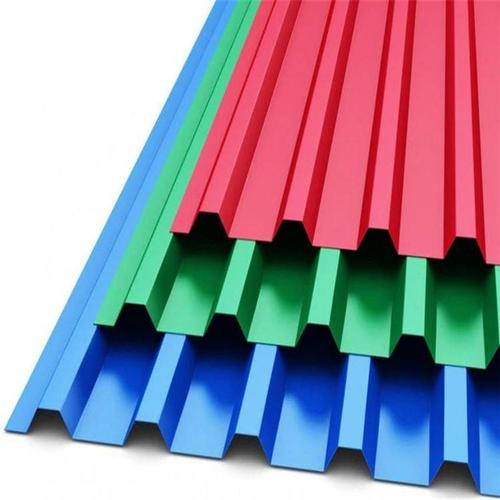 Color Painted Natural Stone Coated Steel Roof Tiles Building Material