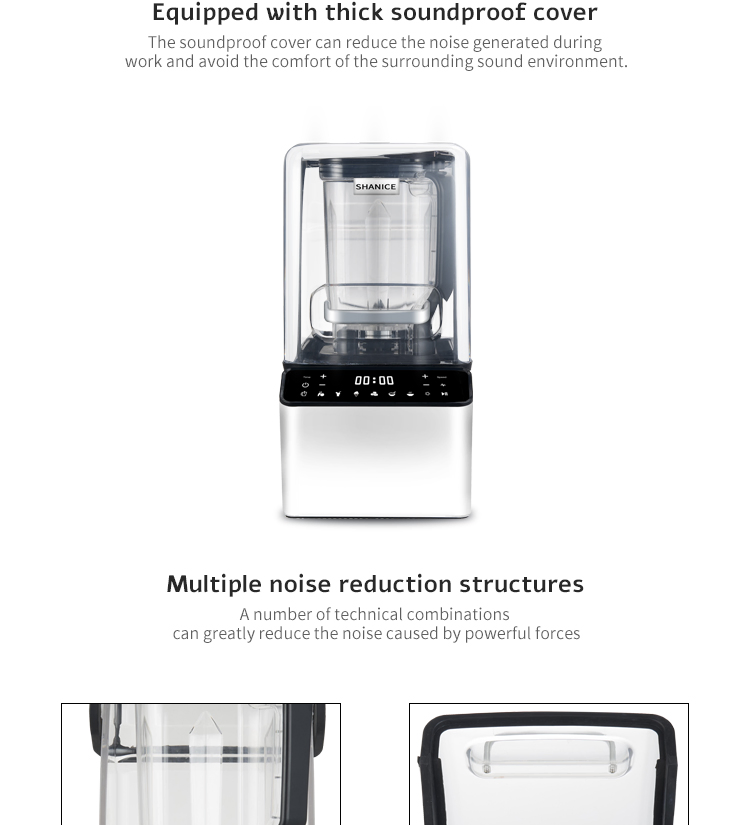 Professional Heavy Duty Healthy Smoothie Juicer Commercial Vacuum Smoothie Blender