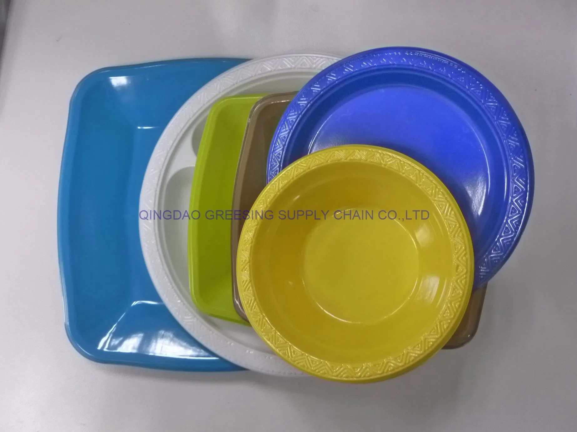 Good Quality Disposable Plastic Plates PS Round Plate