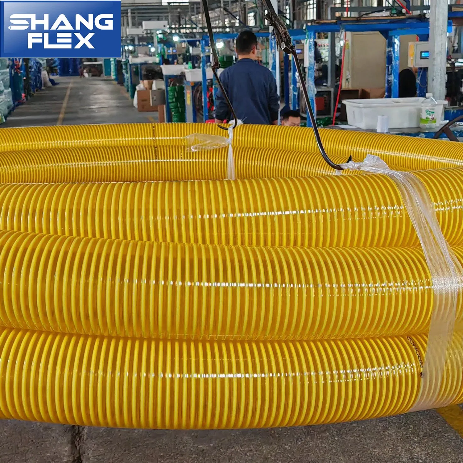 American Strong Heavy Duty Flexible Soft Yellow PVC Suction Delivery Water Hose Pipe