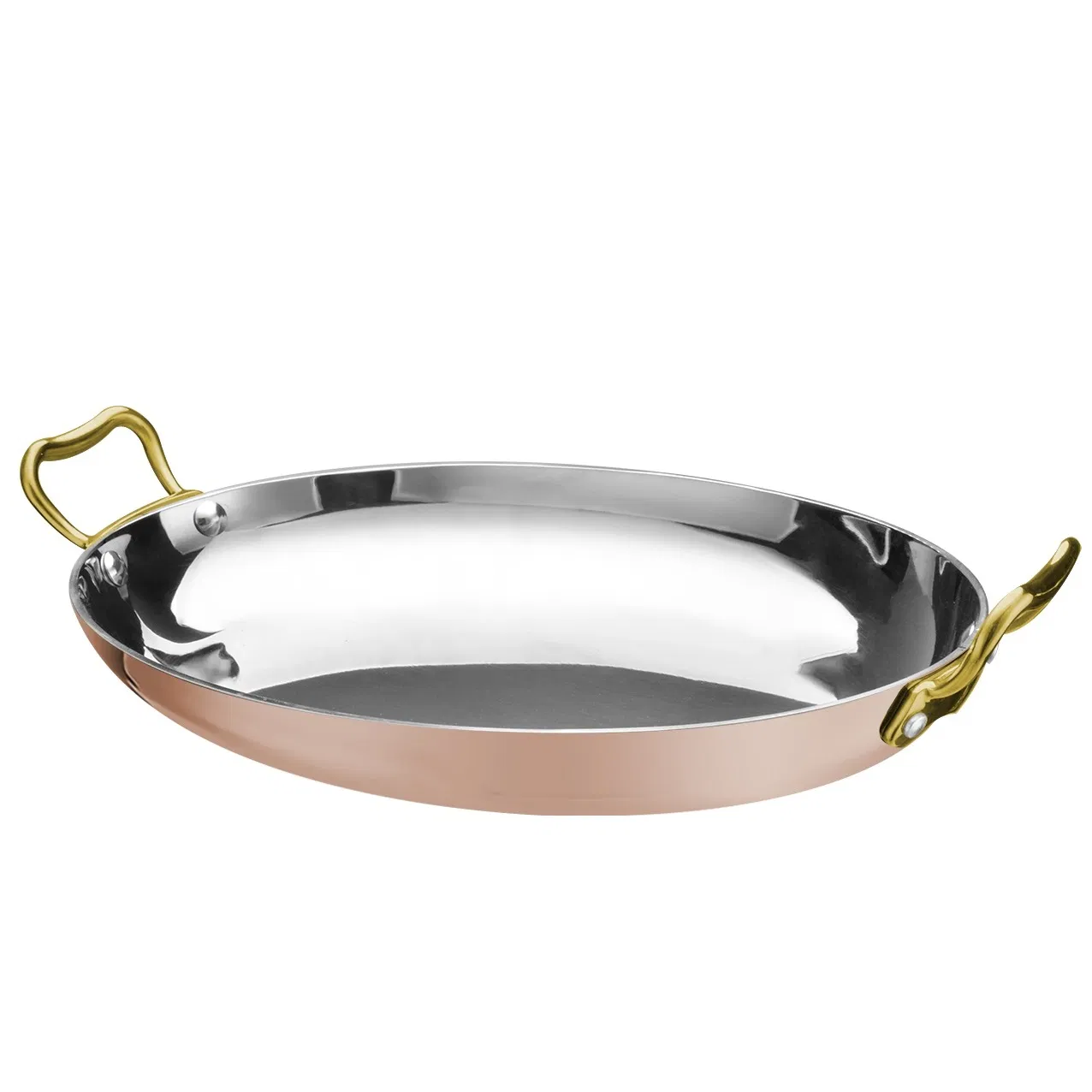 Manufacturer OEM Stainless Steel Copper 5 Star Copper Oval Pan