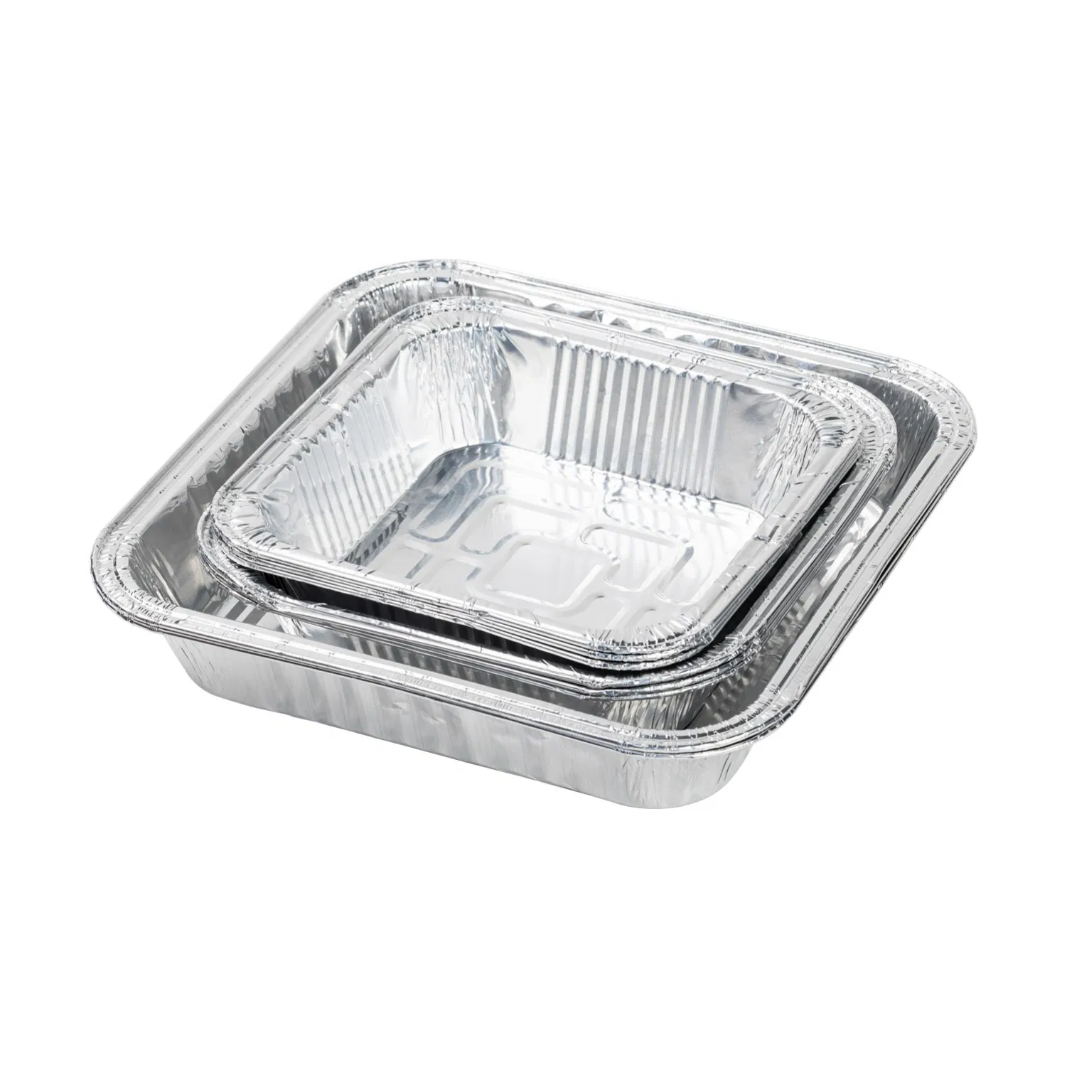 Budget-Friendly Disposable Takeaway Food Container Aluminum Foil Trays Lunch Box