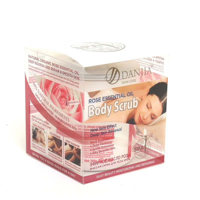 Rose Essential Oil Exfoliating Body Scrub