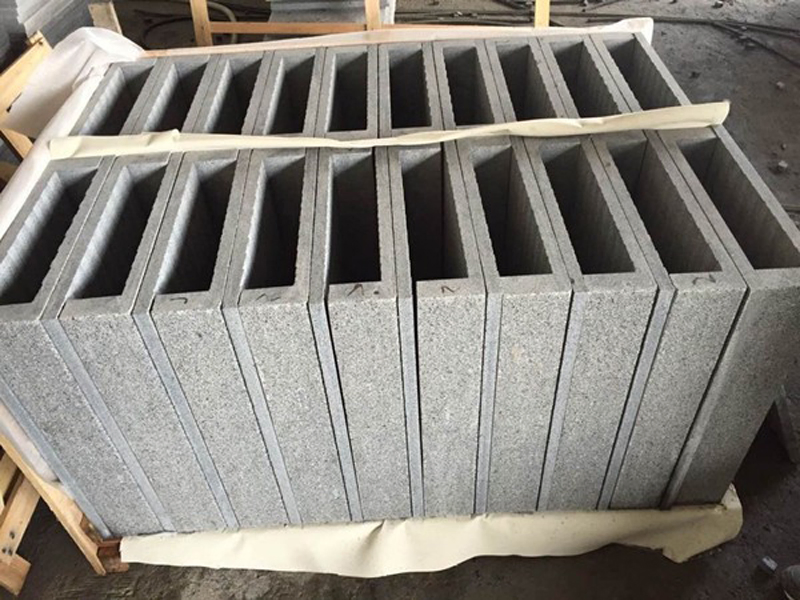 Dark Grey/Raven Granite Pool Coping Tile/Border with Bullnosed Edge