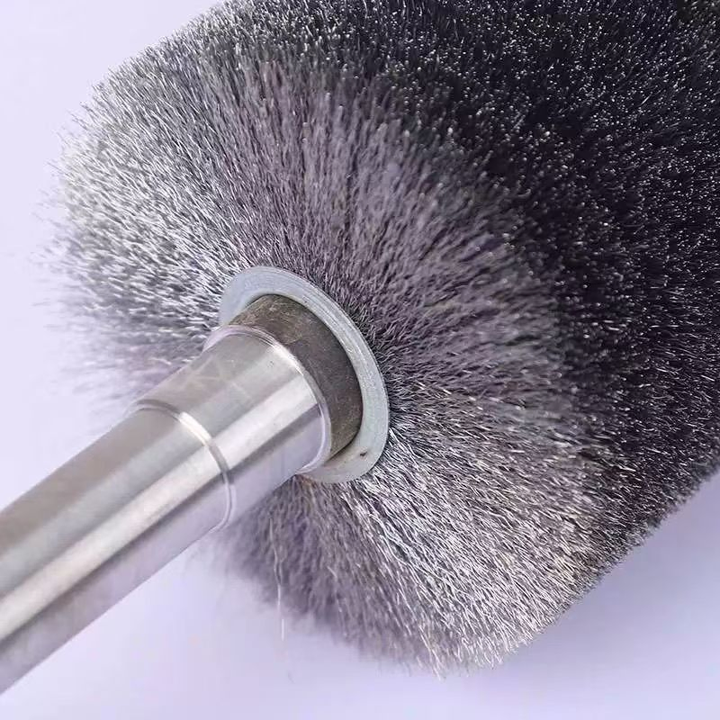Custom Cylindrical Steel Wire Brush Steel Wire Brush Roller Steel Wire Roller Brush Stainless Steel Cylindrical Steel Wire Brush Roller