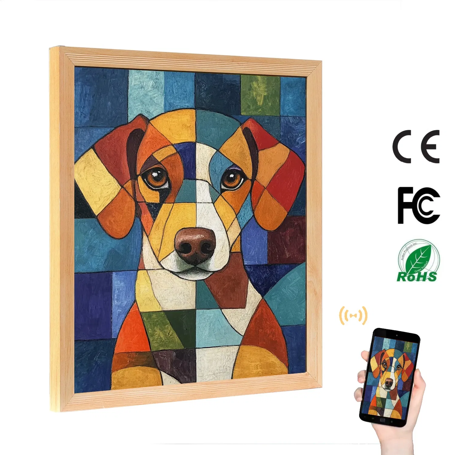 Sophisticated Smart TV Digital Photo Frame with 2K LCD Display