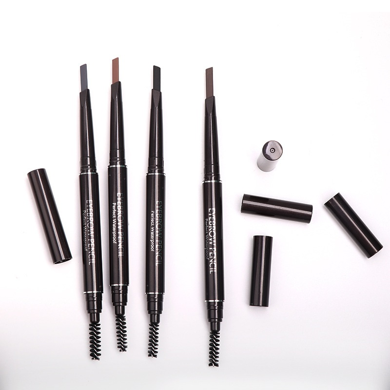Ep14 O. Two.: . O Double-Headed Extremely Fine Eyebrow Pencil, Durable Rotation Waterproof, Sweat-Proof and Non-Faint Eyebrow Powder 4-Color Optional 9991