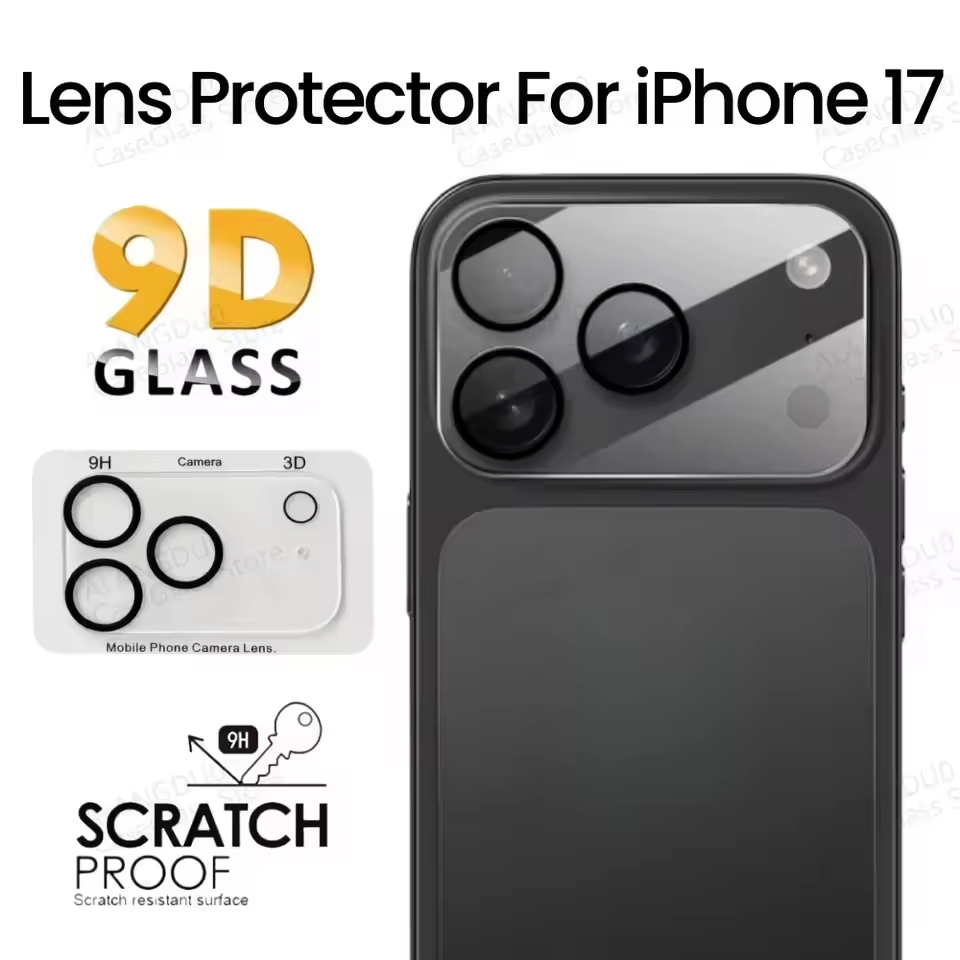 Защитное стекло для камеры iPhone 17 Pro Max, 16 Plus, 17 Air