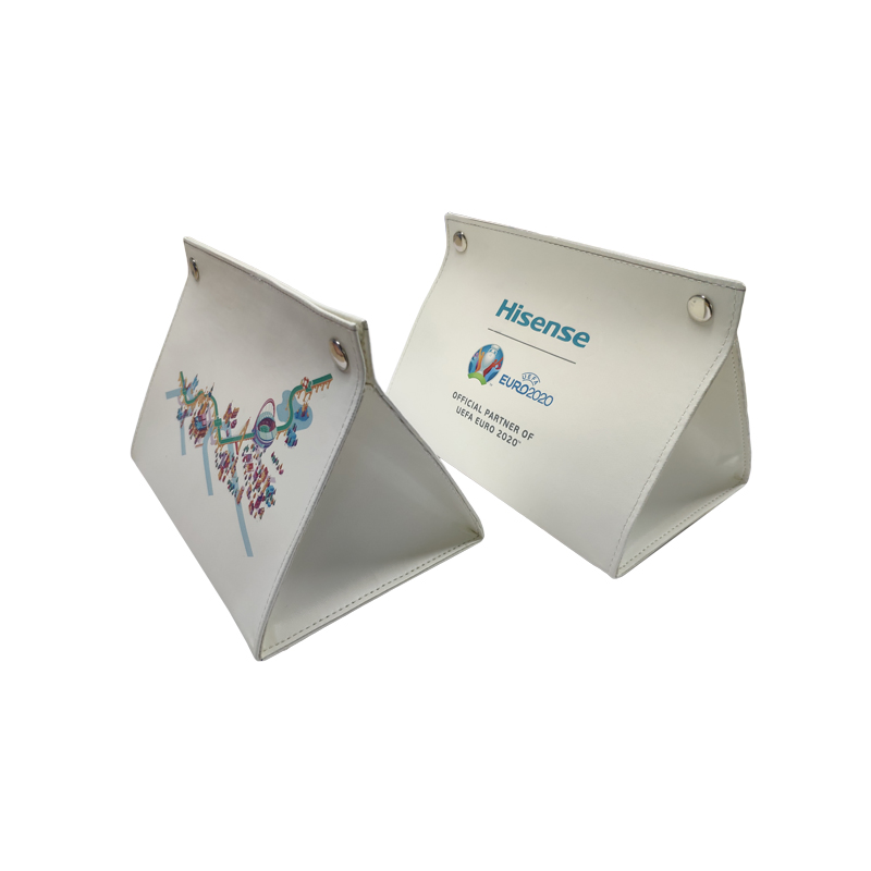 PU Leather Non-Woven Fabric Custom Tissue Holder Tissue Bag
